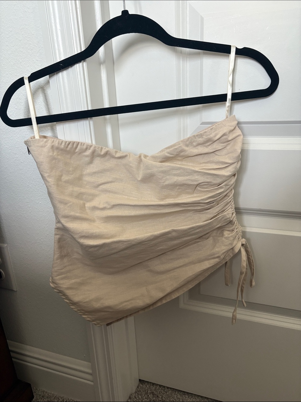 Seven Wonders Side Ruched Tube Top